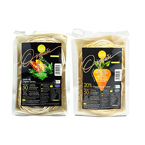 Natural Handmade Quinoa &Amp; Carrot Noodle With High Protein Flour,