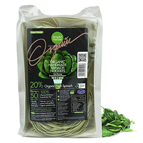 Zenxin Organic Spinach Noodles - Organic Farms Grown Veggie Spin