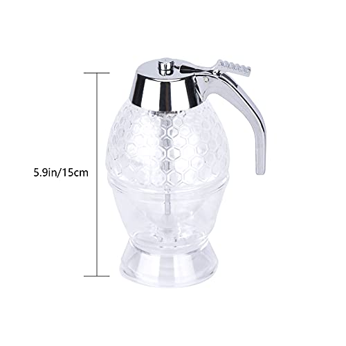 Honey Dispenser - Zerdie, Syrup Dispenser, Honey Jar With Stand,