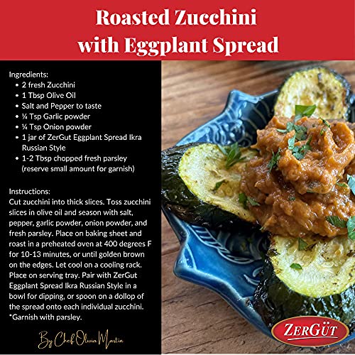 Zergut | Eggplant Spread | Russian Style Ikra | Plant-Based Spre...