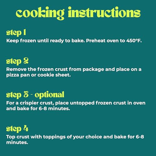 ZeroCarb LYFE 6 Pack 8 Gluten Free Pizza Crust, Chicken Breast,...