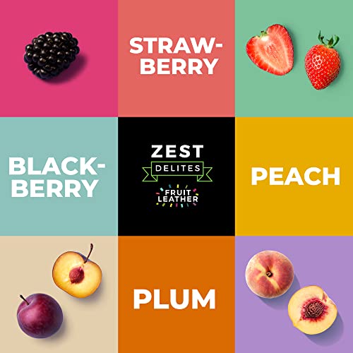Zest Delites Fruit Leather Snacks, Fruit Snacks, Fruit Roll Ups ...