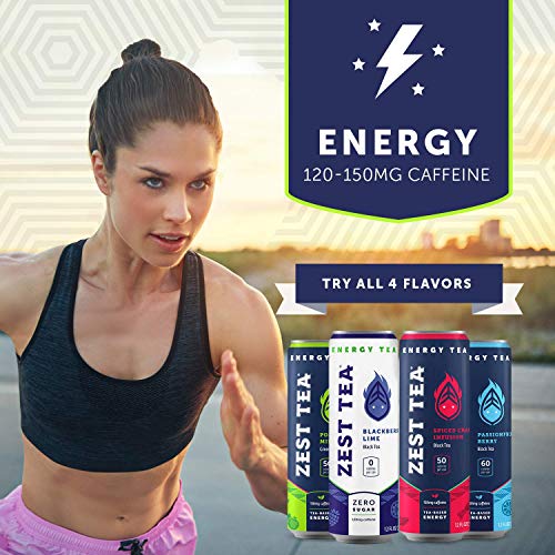 Zest Plant Powered Energy Drink Variety Pack | Non Gmo High Ca