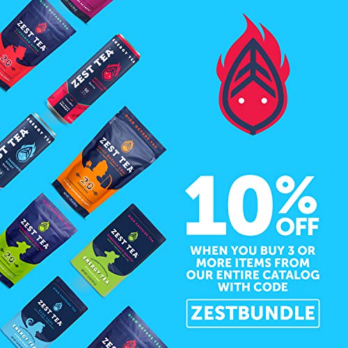 Zest Plant Powered Energy Drink Variety Pack | Non Gmo High Ca