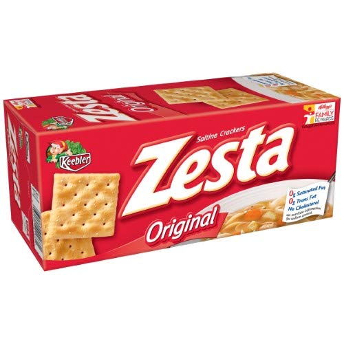 Keebler Zesta Saltine Crackers, Original, 16-Ounce Boxes Pack O
