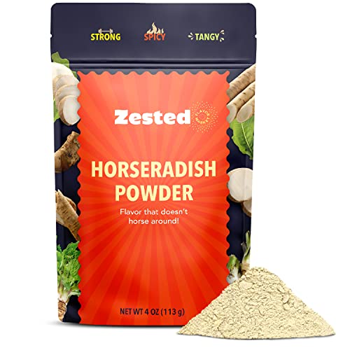 Horseradish Powder - XL 4 oz Bag - Zested Bold and Tangy Spices ...