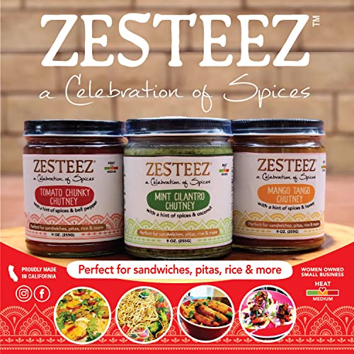 Premium Combo Pack Of Mint Cilantro Chutney, Mango Tango Chutney