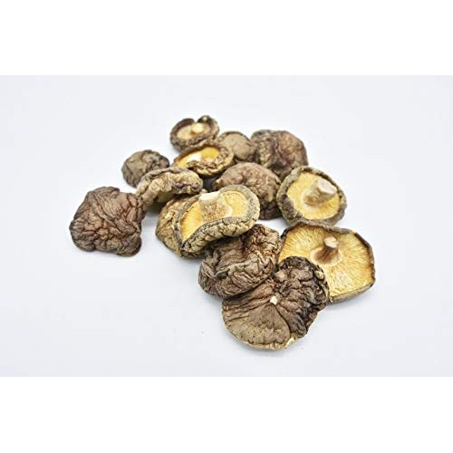Zestful Foods Dried Shiitake Mushroom, Medium Size, 3-4 Cm, 8 Oz.
