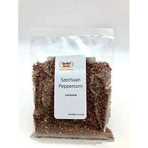 Zestful Foods Sichuan Peppercorn Seed, 4Oz, Dahongpao, Szechuan