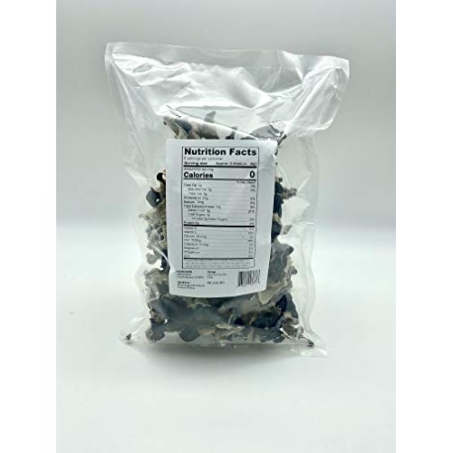 Zestful Foods White Back Dried Wood Ear Mushroom/White Back Blac