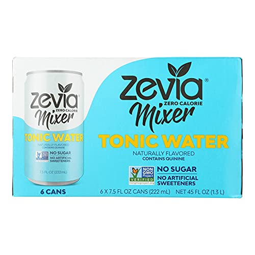 Zevia, Soda, Tonic Water, Zero Cal - Pack Of 4