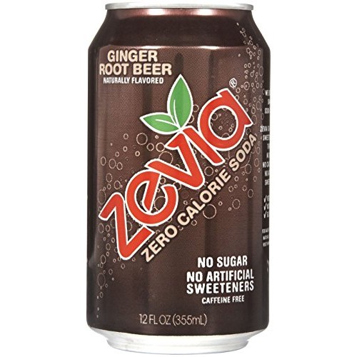 Zevia Diet Soda - Ginger Root Beer - 12 Oz - 6 Pk