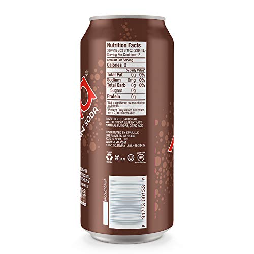 Zevia Ginger Root Beer, 16 Fl Oz, Pack Of 12