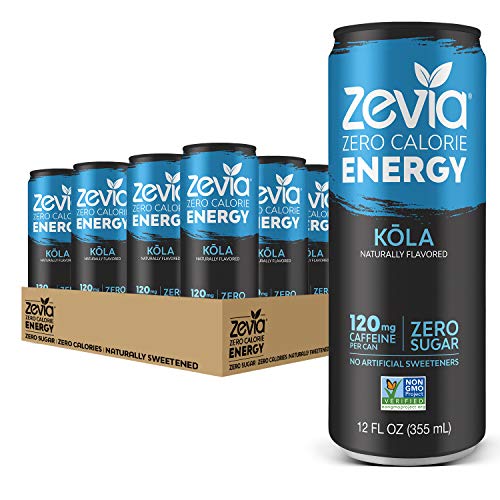 Zevia Zero Calorie Energy Drink Naturally Sweetened Energy Drink
