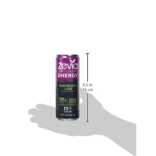 Zevia Zero Calorie Energy Drink, Variety Pack, 12 Ounce Pack Of