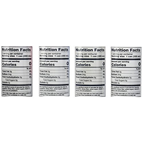 Zevia Zero Calorie Energy Drink, Variety Pack, 12 Ounce Pack Of