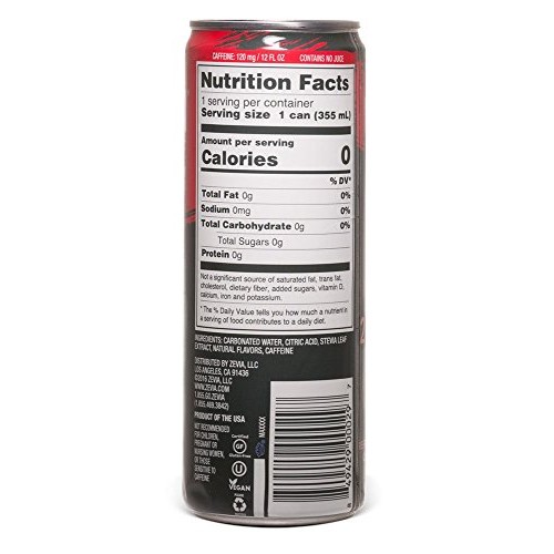 Zevia Zero-Calorie, Naturally Sweetened Energy Drink, Grapefruit