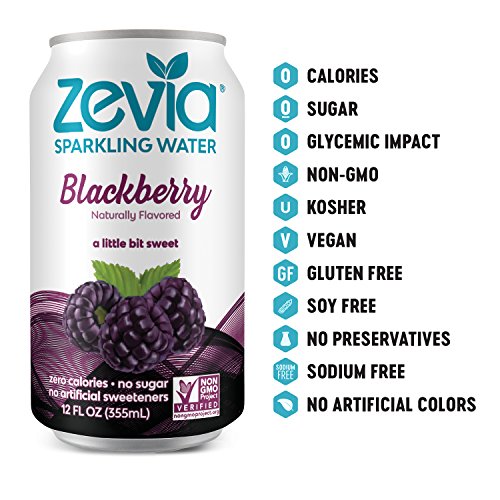 Zevia Zero Calorie, Naturally Sweetened Sparkling Water Combo Pa