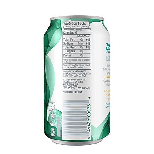 Zevia Zero Calorie, Naturally Sweetened Sparkling Water Combo Pa