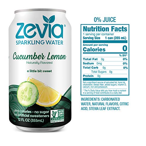 Zevia Zero Calorie, Naturally Sweetened Sparkling Water Combo Pa
