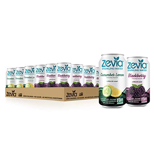 Zevia Zero Calorie, Naturally Sweetened Sparkling Water Combo Pa