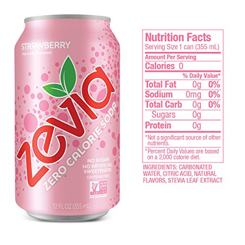 Zevia Zero Calorie Soda, Fruity Variety Pack, Naturally Sweetene