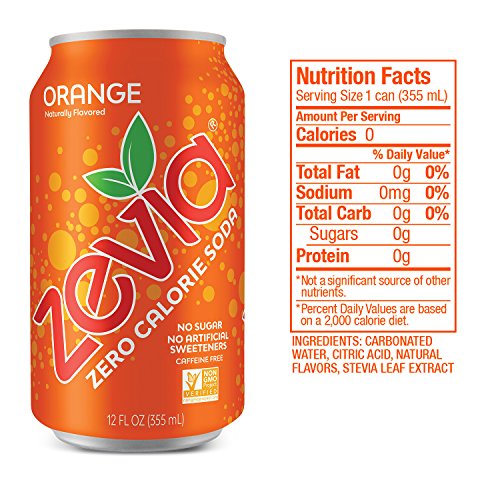 Zevia Zero Calorie Soda, Fruity Variety Pack, Naturally Sweetene