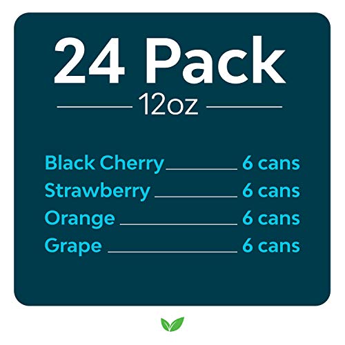 Zevia Zero Calorie Soda, Fruity Variety Pack, Naturally Sweetene
