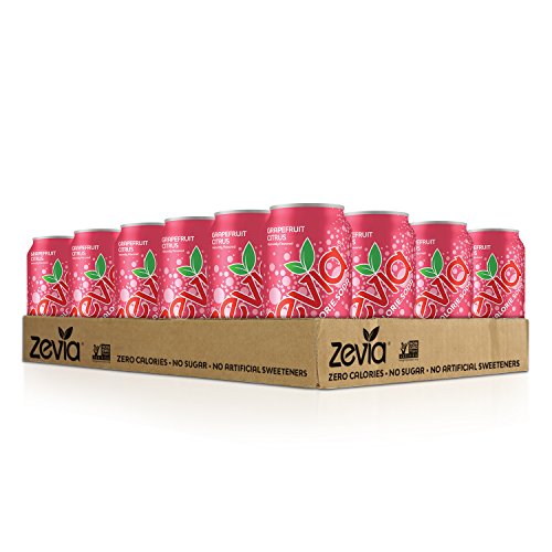 Zevia Zero Calorie Soda, Grapefruit Citrus, Naturally Sweetened