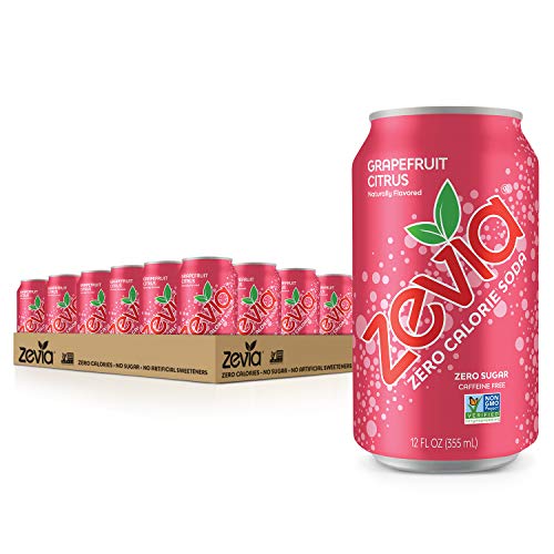 Zevia Zero Calorie Soda, Grapefruit Citrus, Naturally Sweetened
