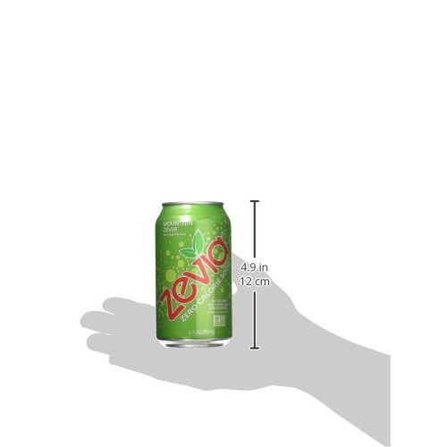 Zevia Zero Calorie Soda, Mountain Zevia, Naturally Sweetened Sod