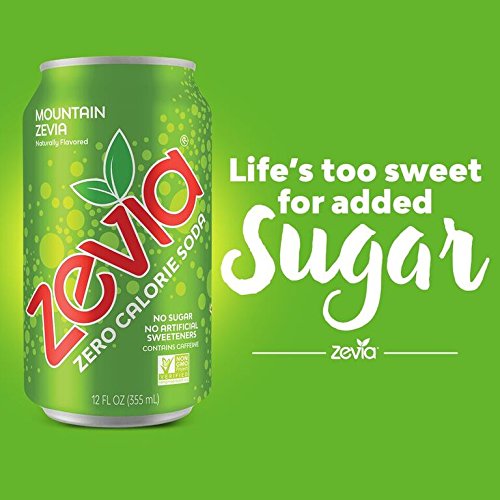 Zevia Zero Calorie Soda, Mountain Zevia, Naturally Sweetened Sod