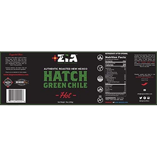 Original New Mexico Hatch Green Chile By Zia Green Chile Company