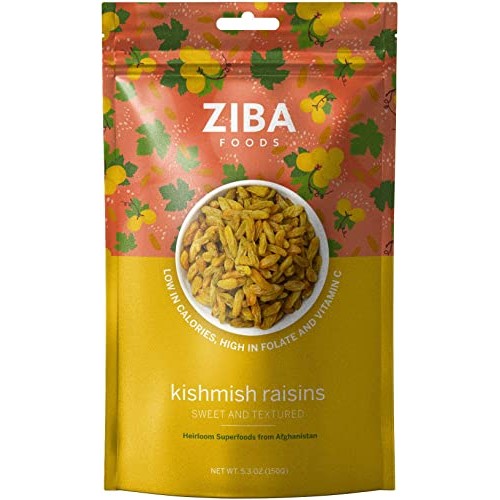 Ziba Foods Kishmish Raisins | Non-GMO, Vegan, Whole 30 Friendly ...