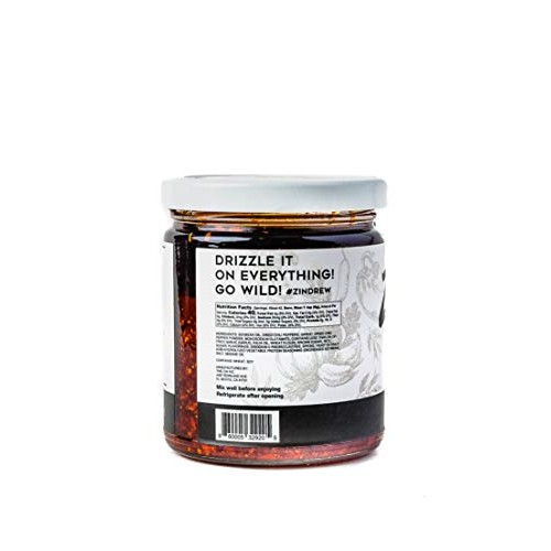 ZINDREW CHILI Crunchy Garlic Chili Oil OG BATCH. Premium Spicy, ...