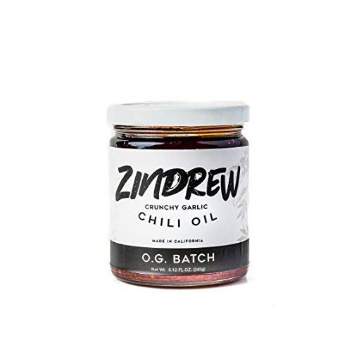 ZINDREW CHILI Crunchy Garlic Chili Oil OG BATCH. Premium Spicy, ...