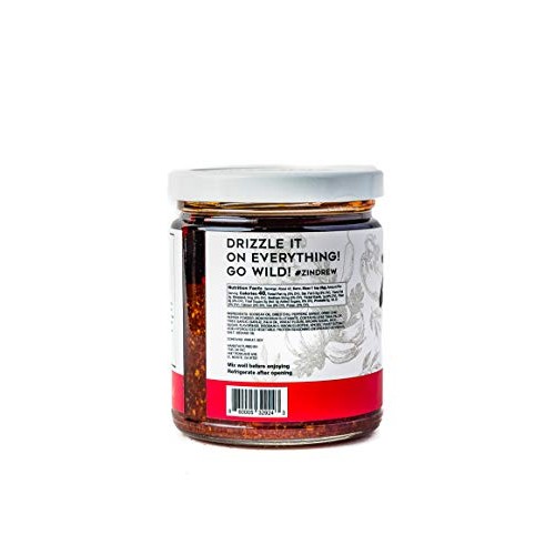 ZINDREW CHILI Crunchy Garlic Chili Oil X BATCH. Premium Spicy, S...