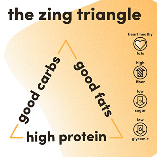 Zing Bars Plant-Based Protein Bar | Variety Pack, 12 Count | Be