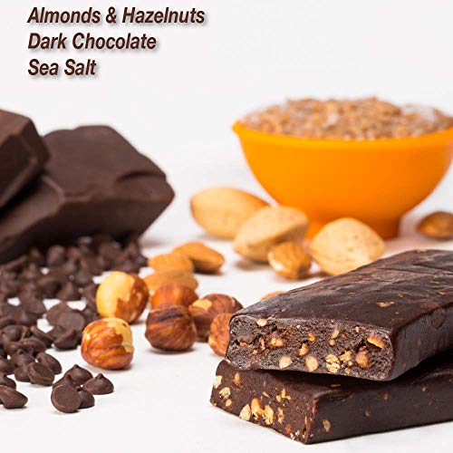 Zing Plant-Based Protein Bar | Double Nut Brownie, 12 Count | Mo
