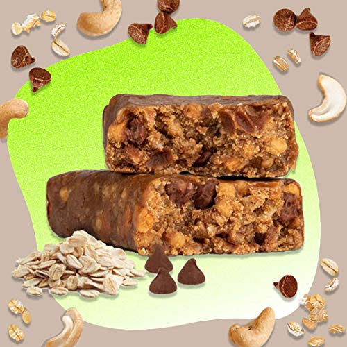 Zing Plant Based Protein Bar | Oatmeal Chocolate Chip, 12 Count