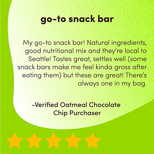 Zing Plant Based Protein Bar | Oatmeal Chocolate Chip, 12 Count