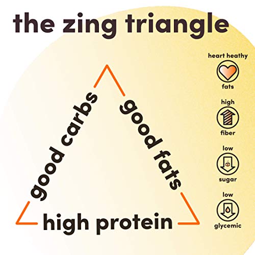 Zing Plant Based Protein Bar | Peanut Butter Chocolate Chip, 12