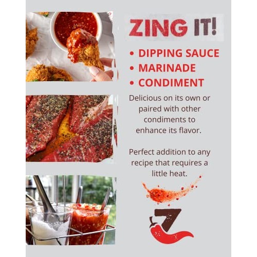Zing Hot Chili Garlic Sauce - Sambal Oelek Spicy Chili Crisp Ind...