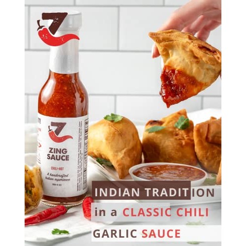 Zing Hot Chili Garlic Sauce - Sambal Oelek Spicy Chili Crisp Ind...