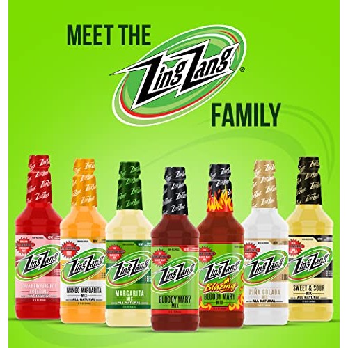 Zing Zang Blazing Bloody Mary Mix, Extra Hot Tomato and 7 Vegeta...