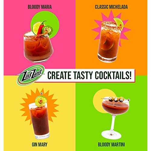 Zing Zang Bloody Mary Mix, 24 - 8 Oz Cans, Low Calorie, Low Carb