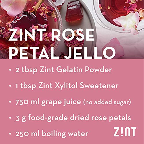 Zint Beef Gelatin Powder 32 Ounce: Unflavored, Keto-Certified,