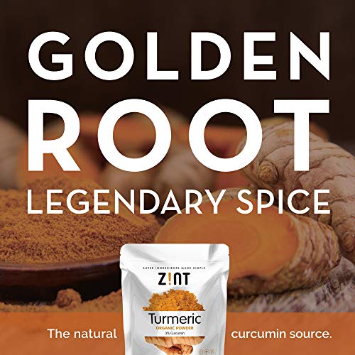 Zint Organic Turmeric Powder 16 oz: Raw Turmeric Root Curcumin...