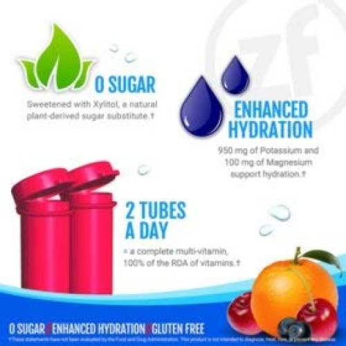 Expect More Zipfizz Energy Drink Mix, Fruit Punch 20 Ct