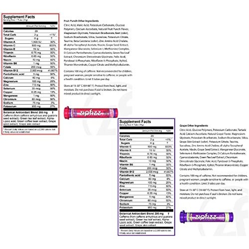 Zipfizz Healthy Energy Drink Mix, Ultimate 10 Flavor Variety Sam